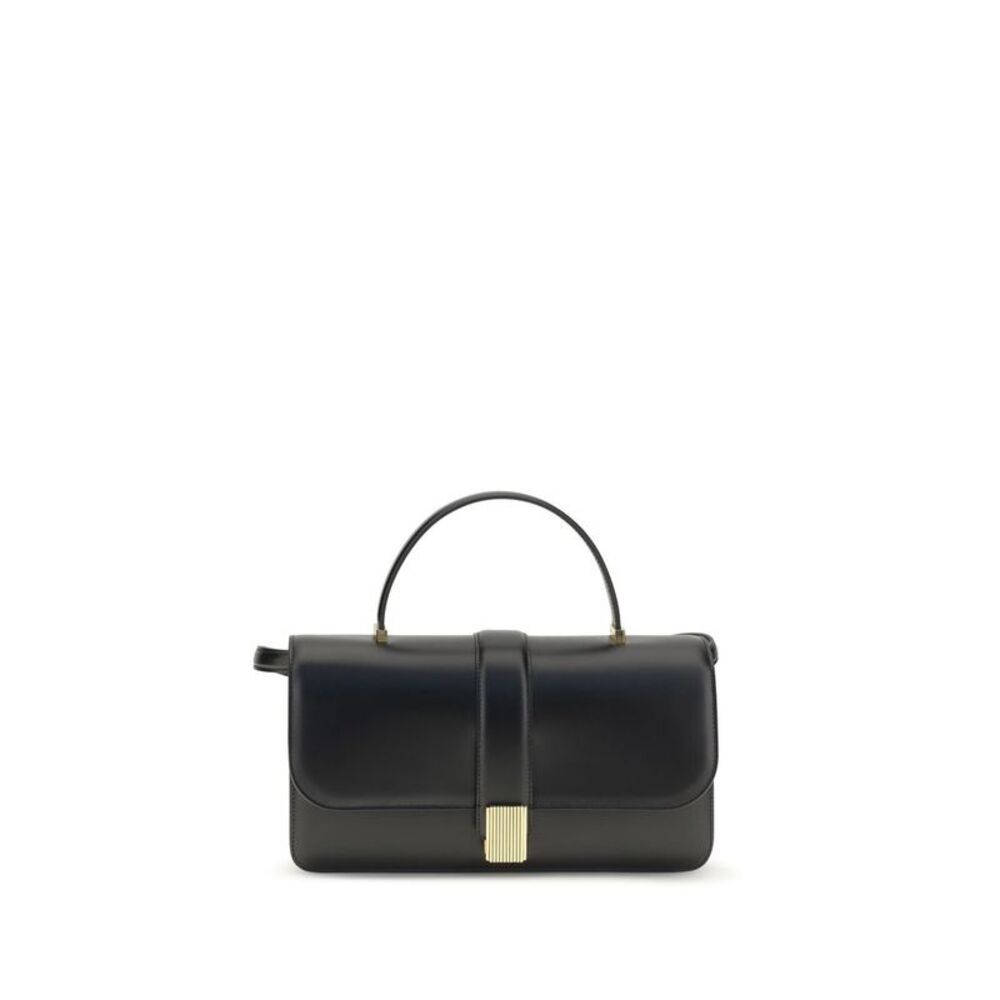 Khaite Black Calf Leather Bos Taurus Women's Handbag